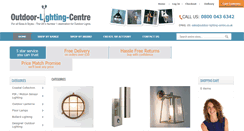 Desktop Screenshot of outdoor-lighting-centre.co.uk